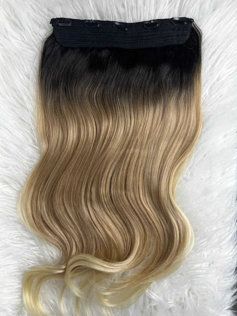 Aplique Loiro Esfumado (Tela Única) Tic Tac/fio Invisível 60cm Fibra de Colágeno, foto 1