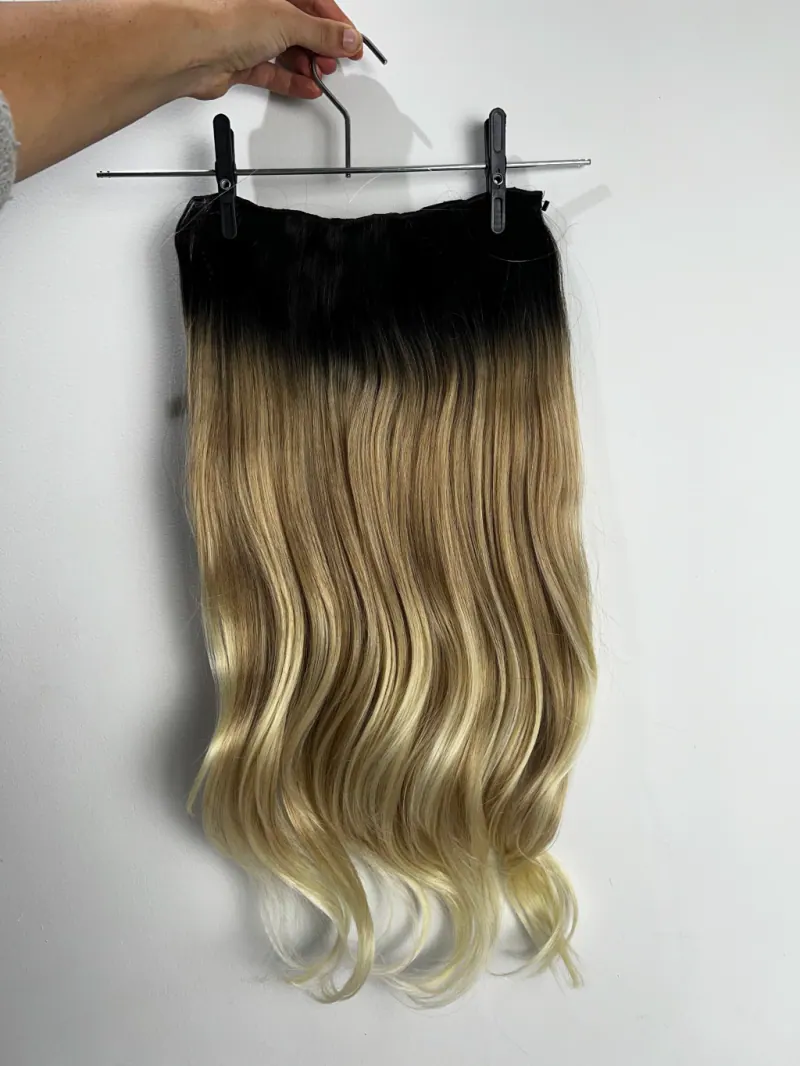 Aplique Loiro Esfumado (Tela Única) Tic Tac/fio Invisível 60cm Fibra de Colágeno, foto 3