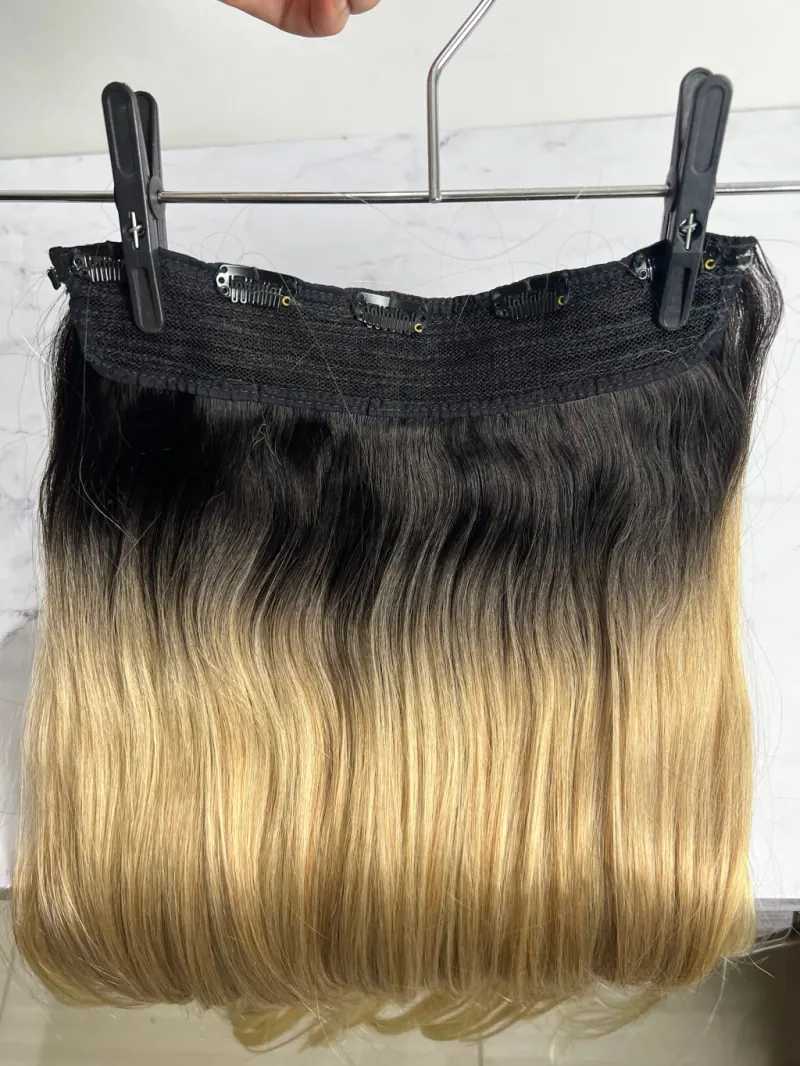 Aplique Loiro Esfumado (Tela Única) Tic Tac/fio Invisível 60cm Fibra de Colágeno, foto 4