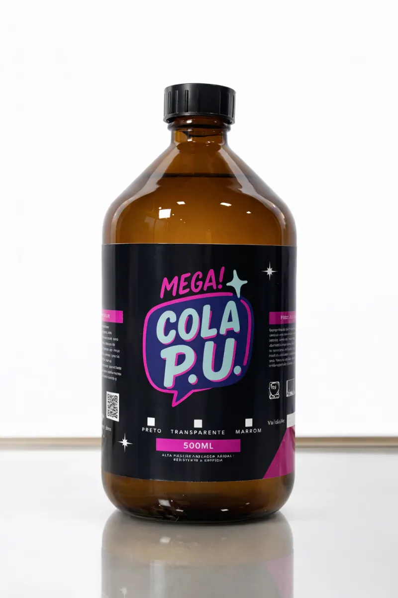 Cola Líquida para Confecção de Mega Hair - Mega Cola PU 500ml, foto 2