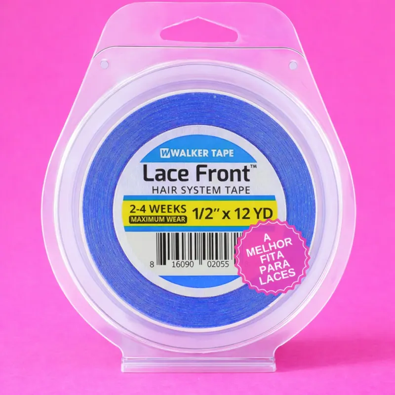 Fita Adesiva Azul Mega Hair 12 Metros Lace Front (Walker Tape), foto 1