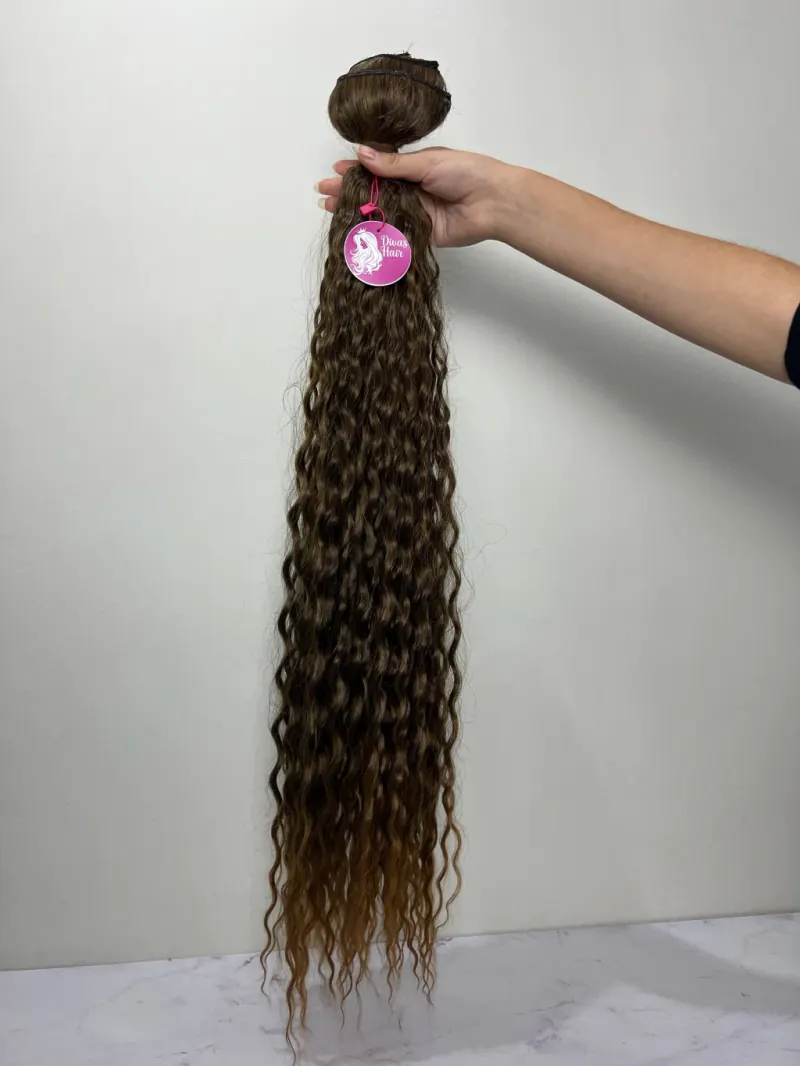 Kit 3 Telas Cacheado Californiana Mel - Bio Fibra 75cm, foto 2