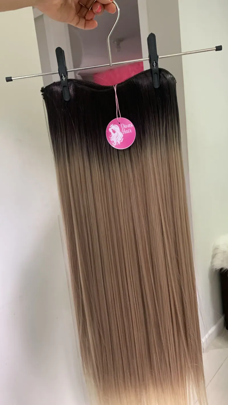 Kit 3 Telas Ombre Blonde 70cm Fibra de Colágeno Tic Tac, foto 1