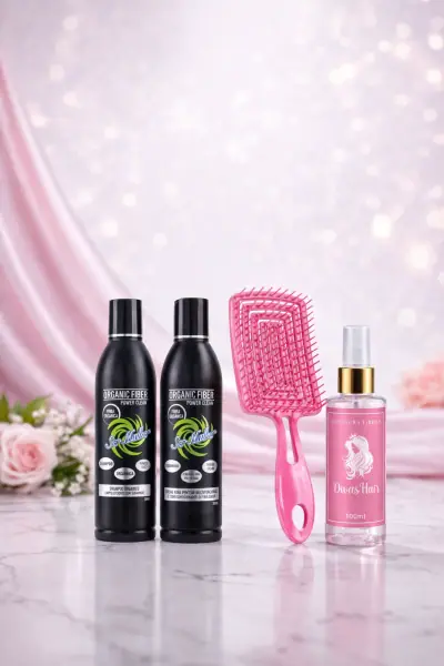 Kit Shampoo + Creme Multifuncional (Condicionador) + Restaura Fibras 100ml - Escova de Brinde!