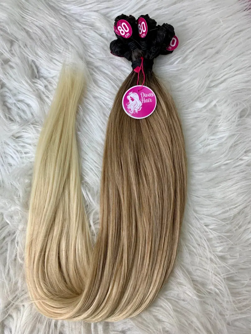 Loiro Champagne - Tela Fibra de Colágeno Liso 80cm (Colocação Fixa), foto 2