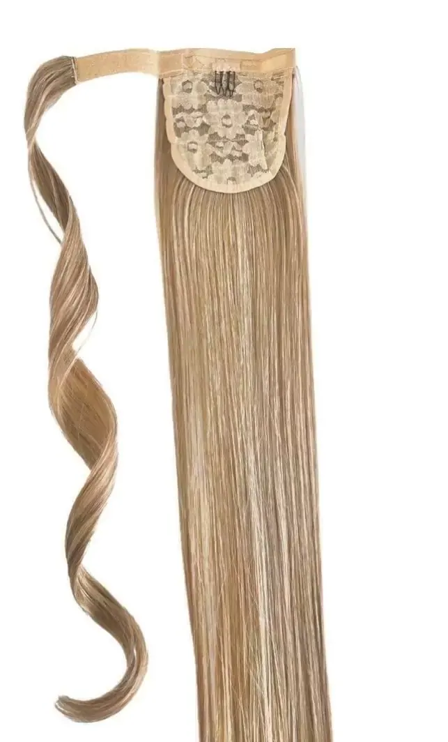 Rabo de Cavalo Loiro com Mechas #27/613 (Velcro) 70cm, foto 2
