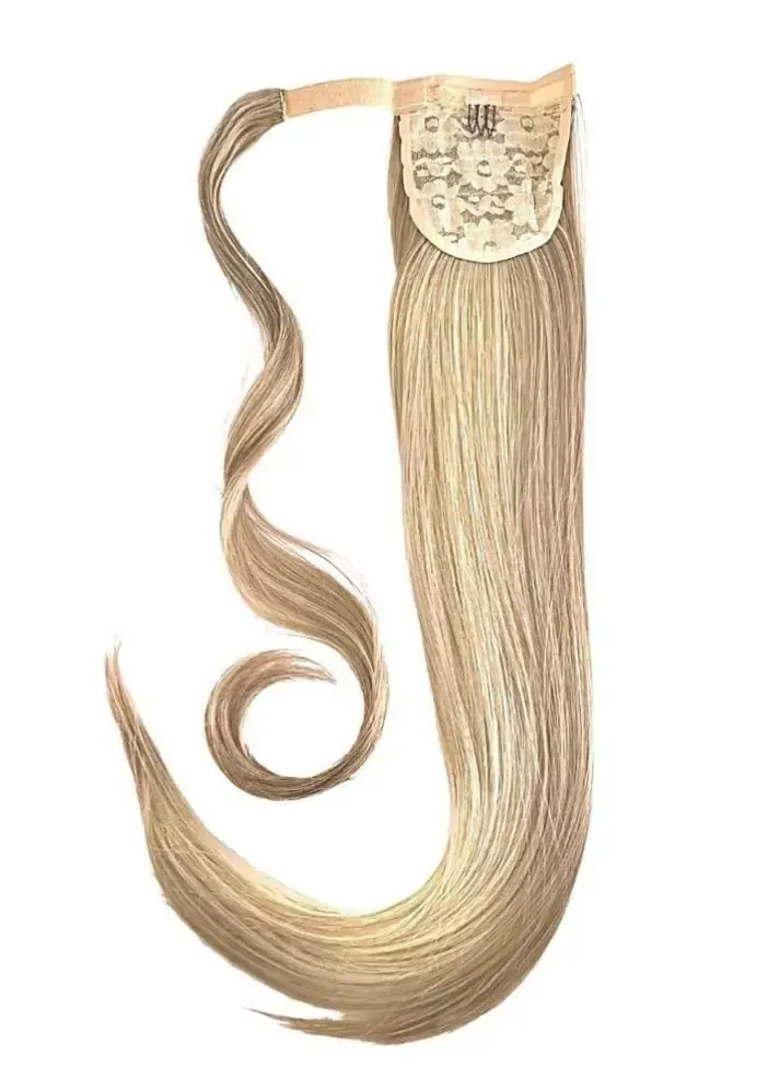 Rabo de Cavalo Loiro com Mechas #27/613 (Velcro) 70cm, foto 3