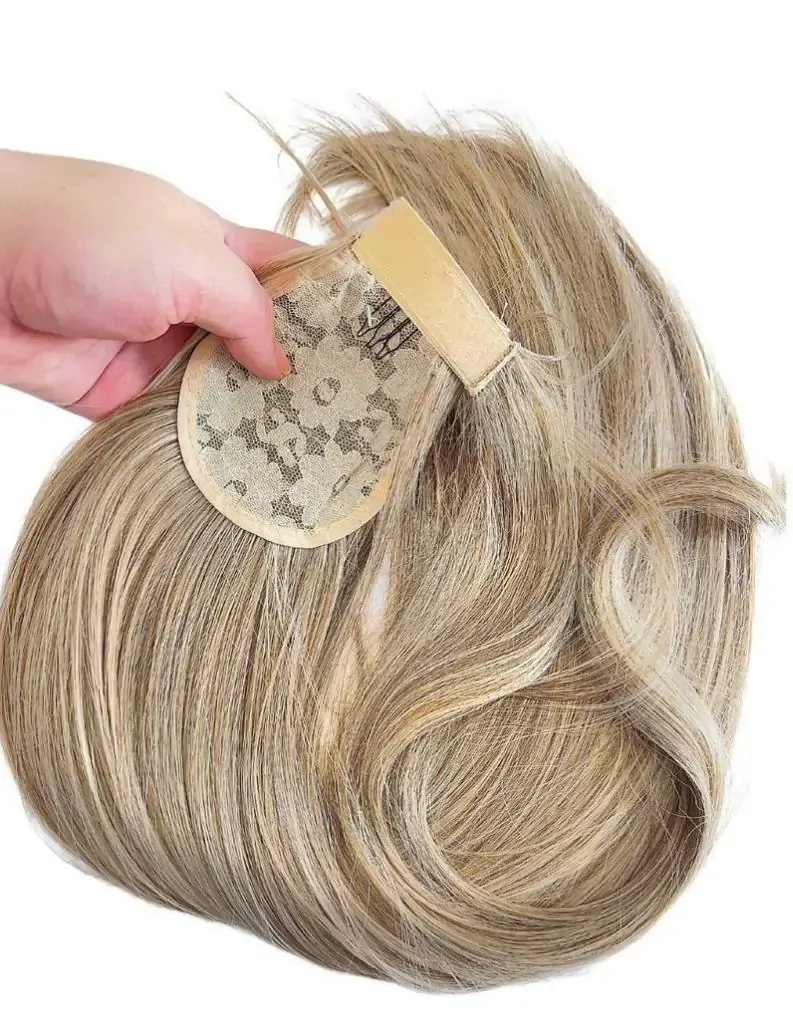 Rabo de Cavalo Loiro com Mechas #27/613 (Velcro) 70cm, foto 4