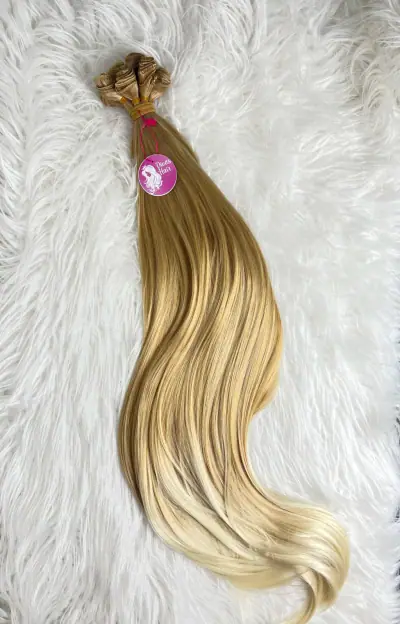 Tela Fibra de Colágeno Loiro Praiano Liso - 80cm (Colocação Fixa)