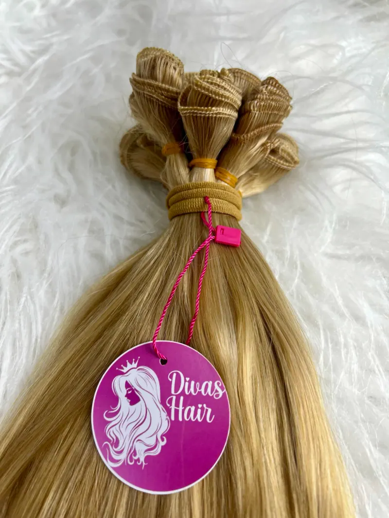 Tela Fibra de Colágeno Loiro Praiano Liso - 80cm (Colocação Fixa), foto 2