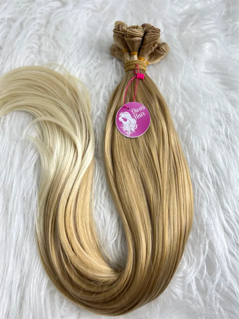 Tela Fibra de Colágeno Loiro Praiano Liso - 80cm (Colocação Fixa), foto 3