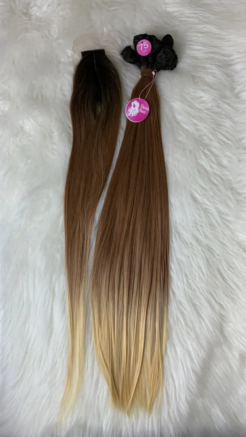 Tela Fibra de Colágeno Ombre Hair Californiana 320g (Colocação Fixa), foto 2