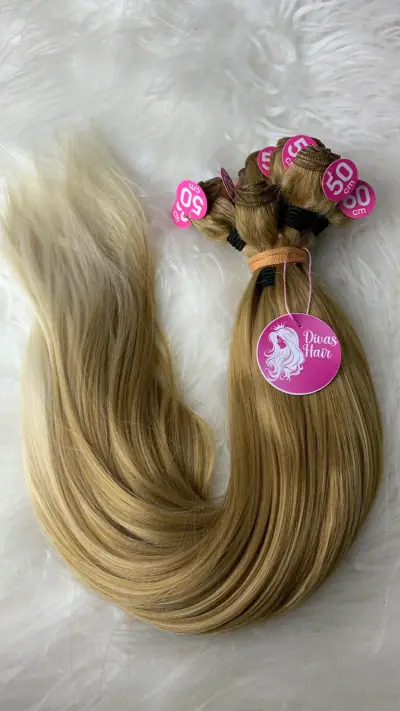 Tela Fibra de Colágeno Ombre Hair Liso 320g (Colocação Fixa)