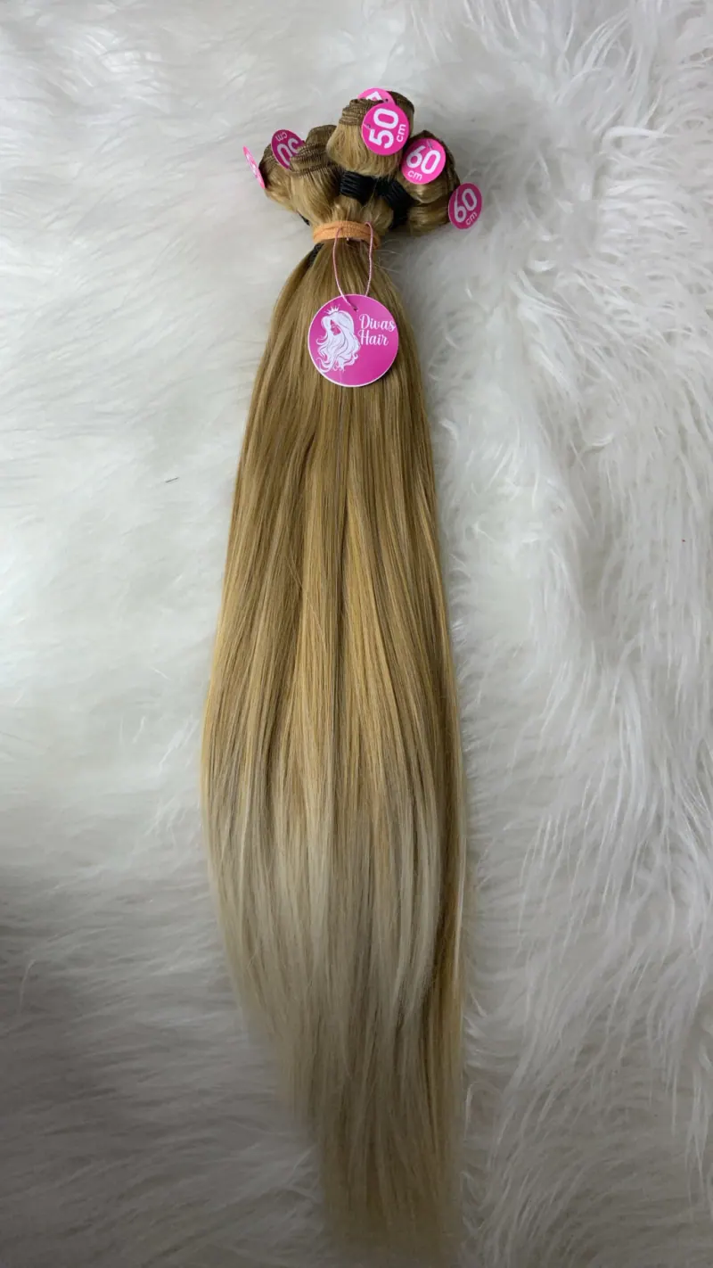Tela Fibra de Colágeno Ombre Hair Liso 320g (Colocação Fixa), foto 2
