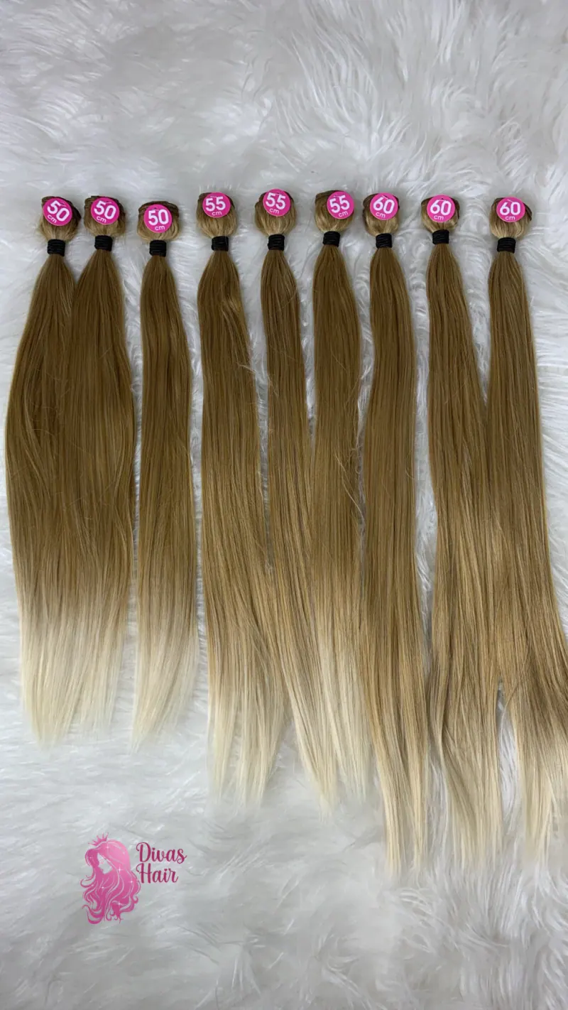 Tela Fibra de Colágeno Ombre Hair Liso 320g (Colocação Fixa), foto 3