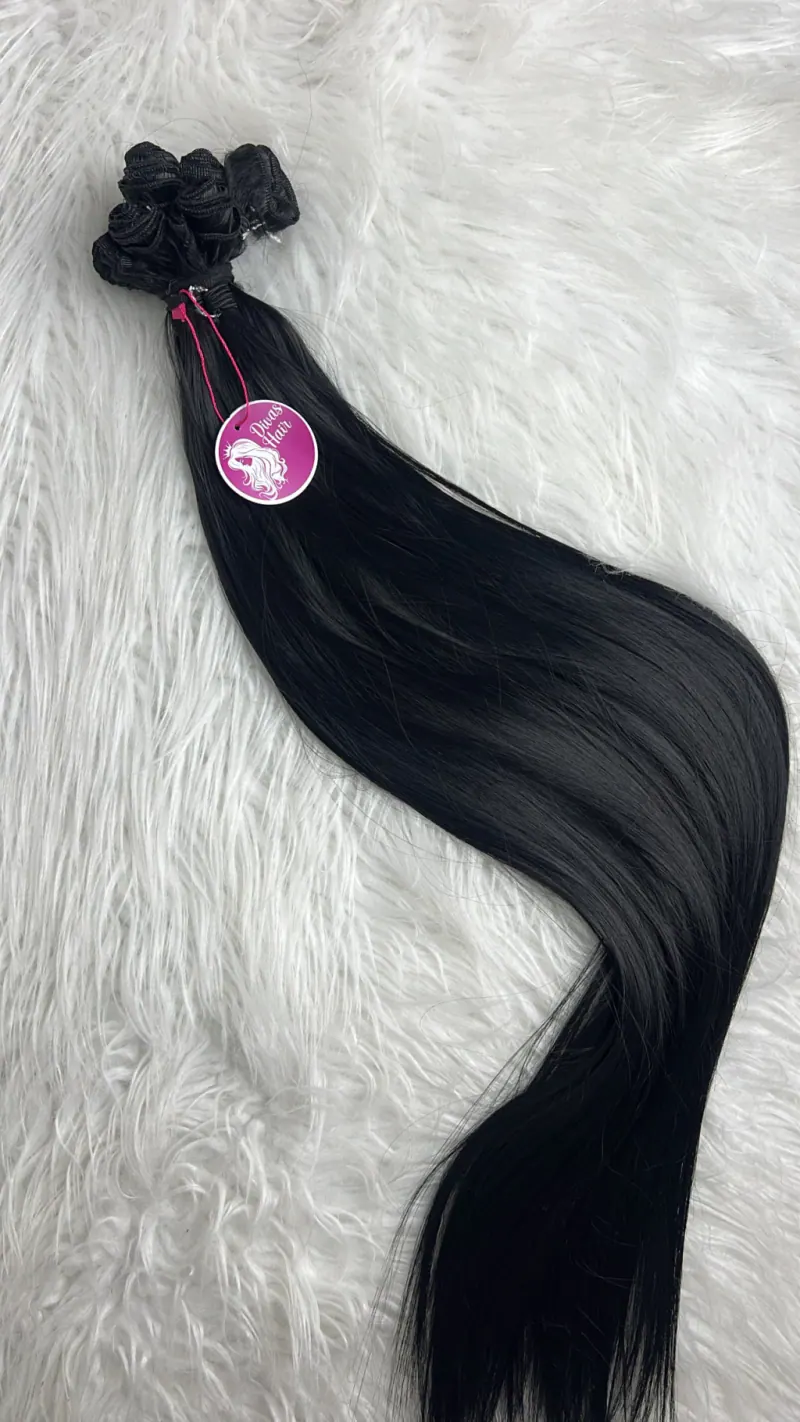 Tela Fibra de Colágeno Preto Liso (Colocação Fixa), foto 1