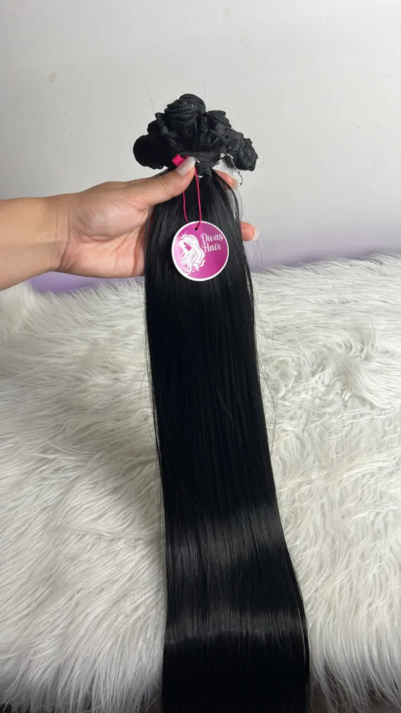 Tela Fibra de Colágeno Preto Liso (Colocação Fixa), foto 5