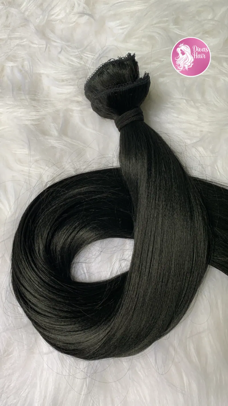 Tic Tac - Preto Liso 70cm - Fibra de Colágeno, foto 3