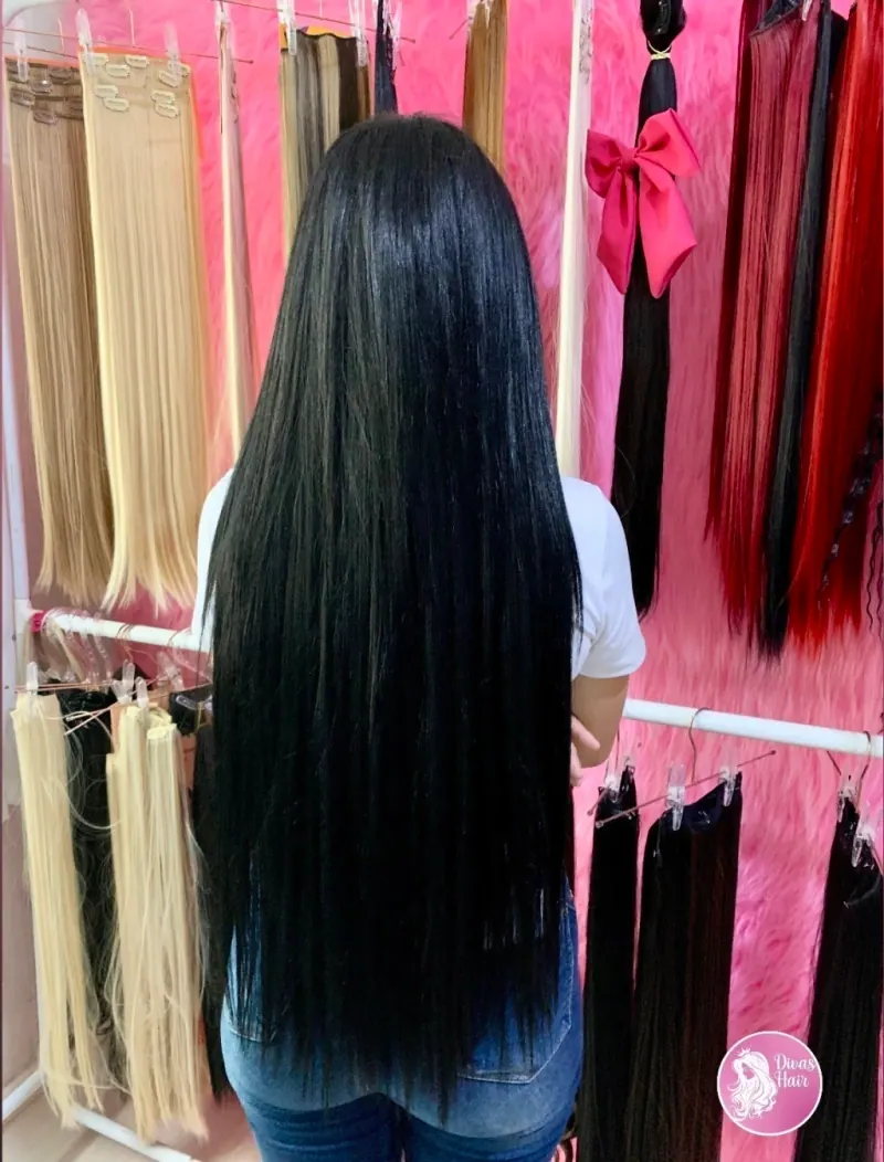 Tic Tac - Preto Liso 70cm - Fibra de Colágeno, foto 4